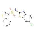 Benzo[b]thiophene-3-sulfonamide, N-(6-chloro-2-benzothiazolyl)-