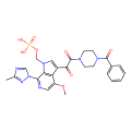 BMS-663068,是 BMS626529 的膦酰氧甲基前药