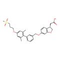 3-Benzofuranacetic acid, 6-[[2',6'-dimethyl-4'-[3-(methylsulfonyl)propoxy][1,1'-biphenyl]-3-yl]methoxy]-2,3-dihydro-, (3R)-