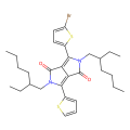 3-(5-溴-2-噻吩基)-2,5-双(2-乙基己基)-6-(2-噻吩基)吡咯并[3,4-C]吡咯-1,4-二酮