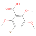 3-溴-2,5,6-三甲氧基苯甲酸