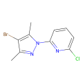 2-(4-溴-3,5-二甲基吡唑-1-基)-6-氯吡啶