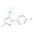 5-溴-2-(3-甲基-5-(三氟甲基)吡唑-1-基)吡啶
