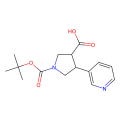 Boc-(+/-)-反式-4-(3-吡啶基)-吡咯烷-3-羧酸