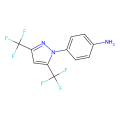 4-(3,5-双(三氟甲基)-1h-吡唑-1-基)苯胺