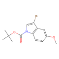 3-溴-5-甲氧基吲哚-1-羧酸叔丁酯
