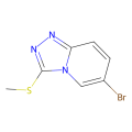 6-溴-3-(甲硫基)-[1,2,4]三唑并[4,3-a]吡啶