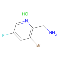 (3-溴-5-氟吡啶-2-基)甲胺盐酸盐, ≥95%