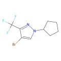 4-溴-1-环戊基-3-(三氟甲基)-1H-吡唑