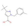3-(叔丁基)-1-(3-甲基苄基)-1H-吡唑-5-羧酸