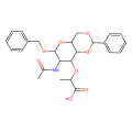 N-乙酰基-1-O-(苯基甲基)-4,6-O-(苯基亚甲基)-α-胞壁酸