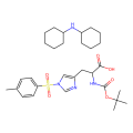 N-Boc-1-(p-甲苯磺酰基)-L-组氨酸 二环己基铵盐