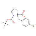 Boc-α-(4-溴苄基)-DL-Pro-OH