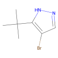 4-溴-3-叔丁基-1H-吡唑