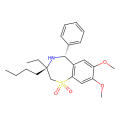 (3R,5R)-3-butyl-3-ethyl-7,8-dimethoxy-5-phenyl-4,5-dihydro-2H-benzo[f][1,4]thiazepine 1,1-dioxide
