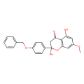 2-[4-(benzyloxy)phenyl]-2,5-dihydroxy-7-methoxy-3,4-dihydro-2H-1-benzopyran-4-one