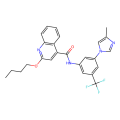 2-Butyloxy-N-(3-(4-methyl-1H-imidazol-1-yl)-5-(trifluoromethyl)phenyl)quinoline-4-carboxamide