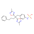 [4-[2,2-bis(3-methyl-1,2,4-oxadiazol-5-yl)-5-phenylpentyl]phenyl]sulfamic acid