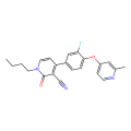 1-butyl-4-{3-fluoro-4-[(2-methylpyridin-4-yl)oxy]phenyl}-2-oxo-1,2-dihydropyridine-3-carbonitrile