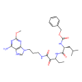 benzyl N-[(2S)-1-[[1-[3-(6-amino-2-methoxypurin-9-yl)propylamino]-1,2-dioxopentan-3-yl]amino]-4-methyl-1-oxopentan-2-yl]carbamate