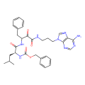 benzyl N-[(2S)-1-[[4-[3-(6-aminopurin-9-yl)propylamino]-3,4-dioxo-1-phenylbutan-2-yl]amino]-4-methyl-1-oxopentan-2-yl]carbamate