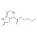 butyl 6-methyl-7H-pyrrolo[2,3-d]pyrimidine-4-carboxylate