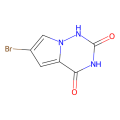 6-bromo-1H,2H,3H,4H-pyrrolo[2,1-f][1,2,4]triazine-2,4-dione