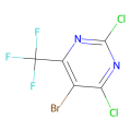 5-bromo-2,4-dichloro-6-(trifluoromethyl)pyrimidine