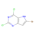 6-bromo-2,4-dichloro-5H-pyrrolo[3,2-d]pyrimidine