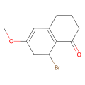 8-bromo-6-methoxy-tetralin-1-one