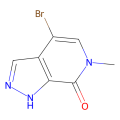 4-bromo-6-methyl-1H-pyrazolo[3,4-c]pyridin-7-one