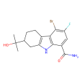 5-bromo-6-fluoro-2-(2-hydroxypropan-2-yl)-2,3,4,9-tetrahydro-1H-carbazole-8-carboxamide