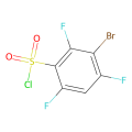 3-bromo-2,4,6-trifluoro-benzenesulfonyl chloride