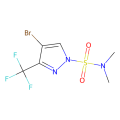 4-bromo-N,N-dimethyl-3-(trifluoromethyl)pyrazole-1-sulfonamide