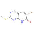 6-bromo-2-(methylsulfanyl)-7H,8H-pyrido[2,3-d]pyrimidin-7-one