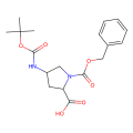 (2R,4S)-1-benzyloxycarbonyl-4-(tert-butoxycarbonylamino)pyrrolidine-2-carboxylic acid