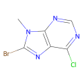 8-bromo-6-chloro-9-methyl-9H-purine