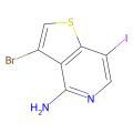3-bromo-7-iodothieno[3,2-c]pyridin-4-amine