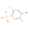4-bromo-2-fluoro-5-methyl-benzenesulfonyl chloride