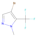 4-bromo-1-methyl-5-(trifluoromethyl)-1H-pyrazole