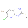 6-bromo-7-chloro-2-methylsulfanyl-pyrido[2,3-d]pyrimidine