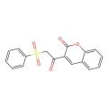 3-[2-(Benzenesulfonyl)acetyl]chromen-2-one