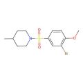 1-((3-Bromo-4-methoxyphenyl)sulfonyl)-4-methylpiperidine