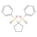 [1-(Benzenesulfonyl)cyclopentyl]sulfonylbenzene