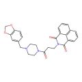 2-[3-(4-Benzo[1,3]dioxol-5-ylmethyl-piperazin-1-yl)-3-oxo-propyl]-benzo[de]isoquinoline-1,3-dione