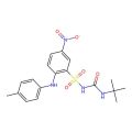 Benzenesulfonamide, N-(((1,1-dimethylethyl)amino)carbonyl)-2-((4-methylphenyl)amino)-5-nitro-