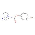 4-Bromophenyl 1,4-diazabicyclo(3.2.2)nonane-4-carboxylate