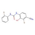 1-(3-Bromo-4-cyano-2-hydroxyphenyl)-3-(2-bromophenyl)urea