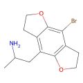 1-(8-Bromo-2,3,6,7-tetrahydrobenzo[1,2-b:4,5-b']difuran-4-yl)propan-2-amine
