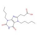 3-(3-butyl-2,6-dioxo-7-pentyl-2,3,6,7-tetrahydro-1H-purin-8-yl)propanoic acid